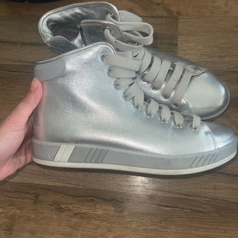 Prada sneakers size 5.5 barely worn.